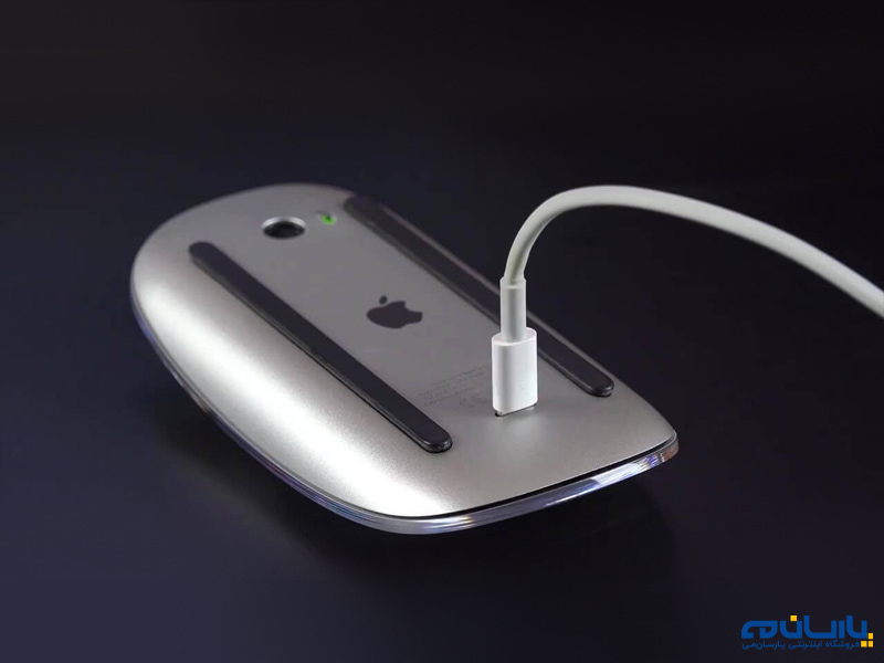 قابلیت شارژ یکی از ویژگی های مجیک موس اپل Everything-about-the-Apple-Mouse