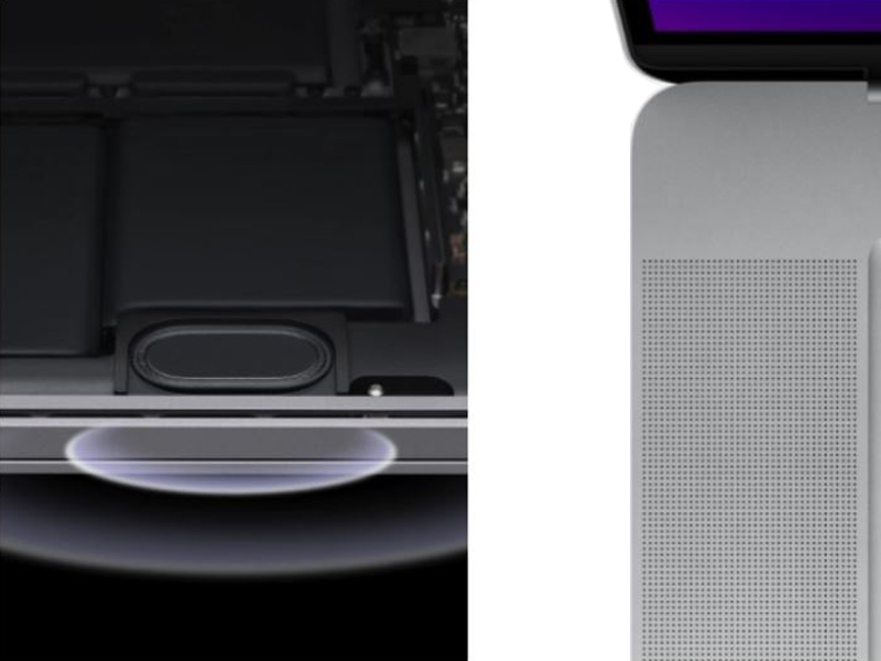 اسپیکر و میکروفن مک بوک پرو 16 اینچ Core i9 ظرفیت 32/1 ترابایت 2019