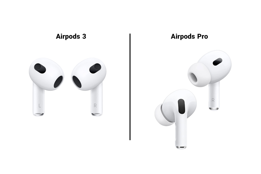 مقایسه و بررسی انواع ایرپاد اپل - مقایسه بین ایرپاد 2 و ایرپاد 3 و ایرپاد پرو Comparison-of-Apple-AirPods