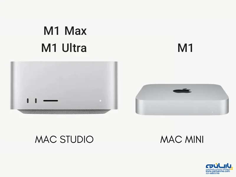 مقایسه عملکرد در mac mini m1 و mac studio