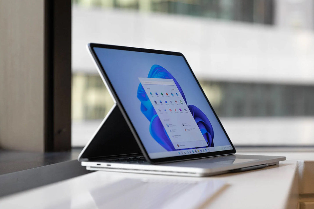 stage mode سرفیس لپ تاپ استودیو مایکروسافت در حالت