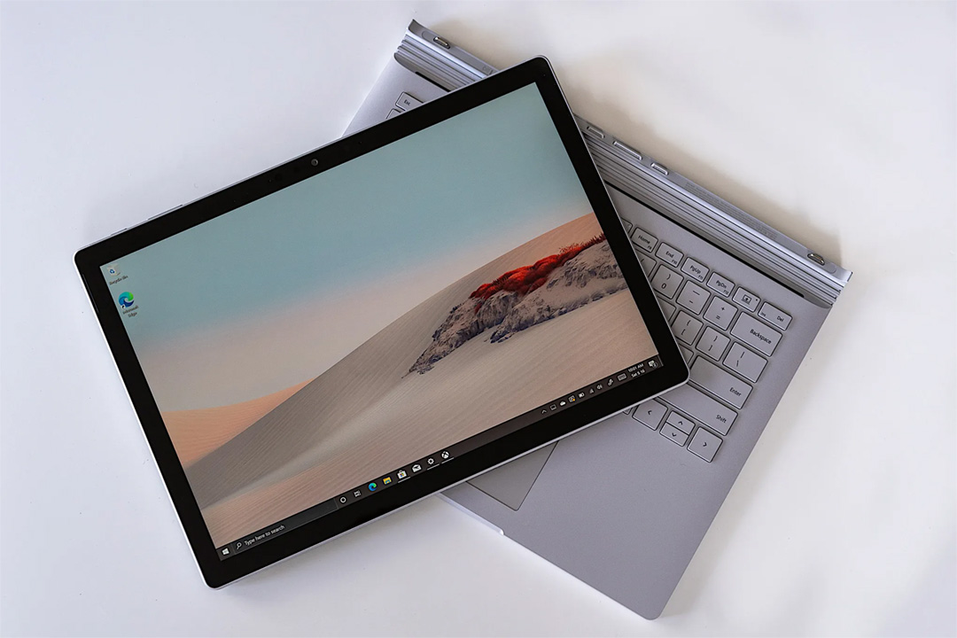 سرفیس بوک مایکروسافت با صفحه نمایش جدا از کیبورد