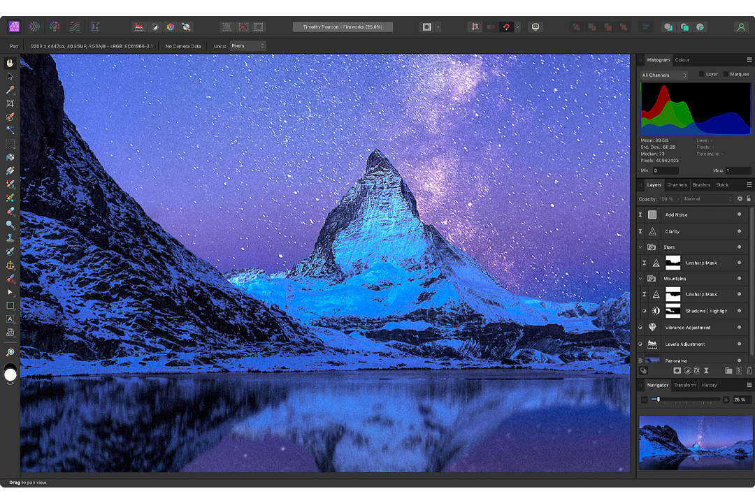 نرم افزار Affinity Photo برای مک