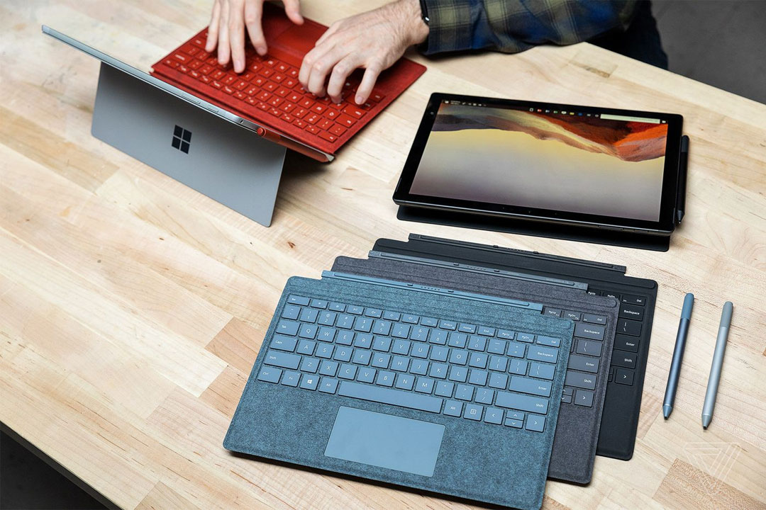 مقایسه ی مایکروسافت سرفیس پرو 7 و سرفیس لپ تاپ Comparison of Microsoft Surface Pro 7 with Microsoft Surface laptop 4 4