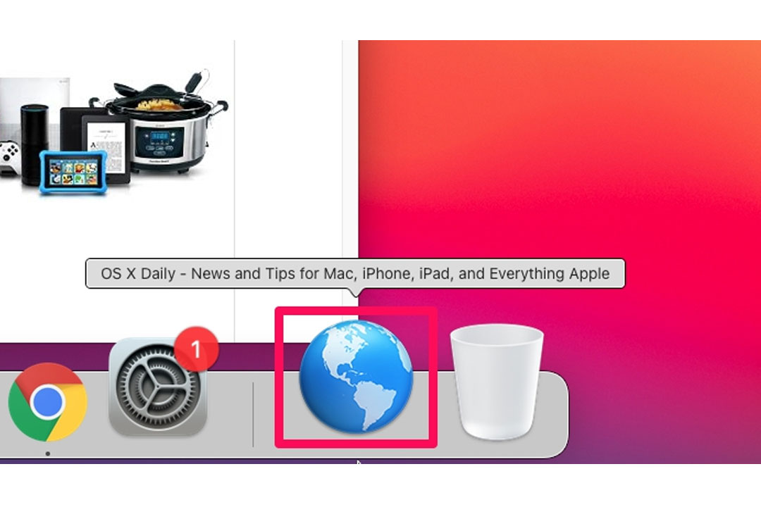 How to add bookmarks to Dock on Mac آموزش نحوه ی افزودن بوک مارک به داک در مک
