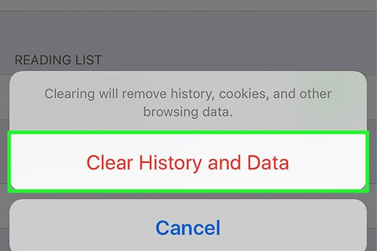 How to clear Safari history on iPhone آموزش پاک کردن تاریخچه سافاری در آیفون
