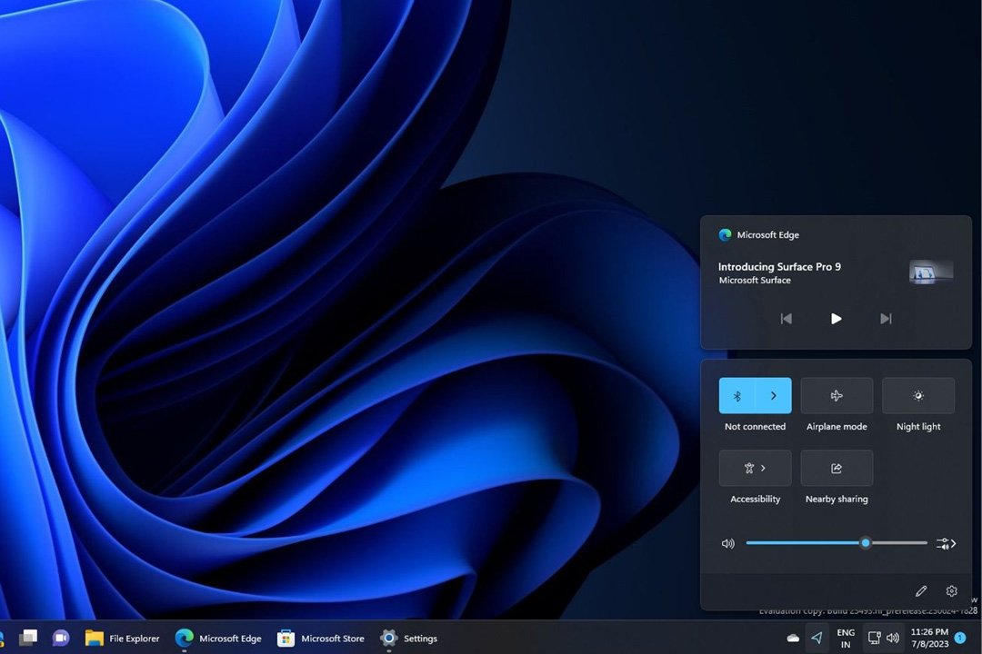 نحوه روشن کردن بلوتوث در ویندوز ۱۱ از طریق Quick Settings
