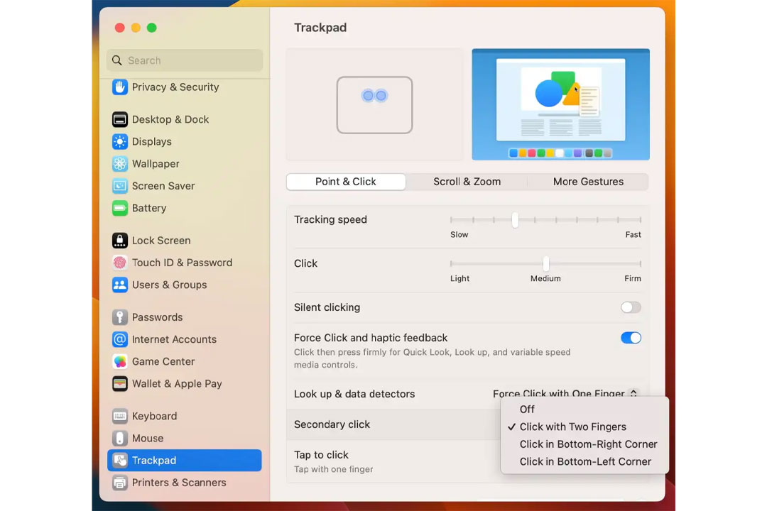 How to right click on Mac آموزش نحوه راست کلیک کردن در مک