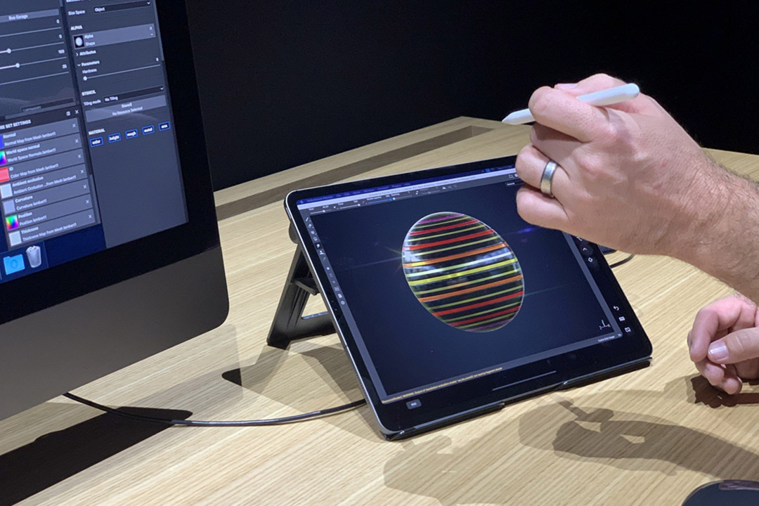 Sidecar در Apple Pencil کار با فتوشاپ و