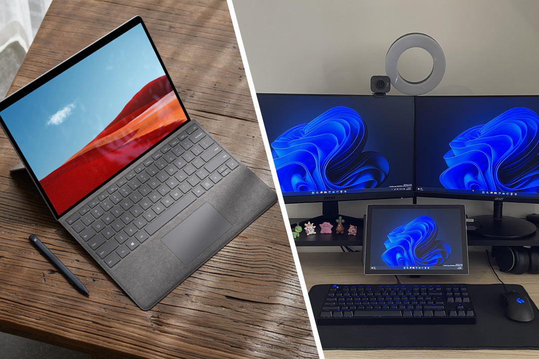 کیبورد سیگنچر برای کار در حرکت در برابر کیبورد مکانیکی برای میز کار ثابت