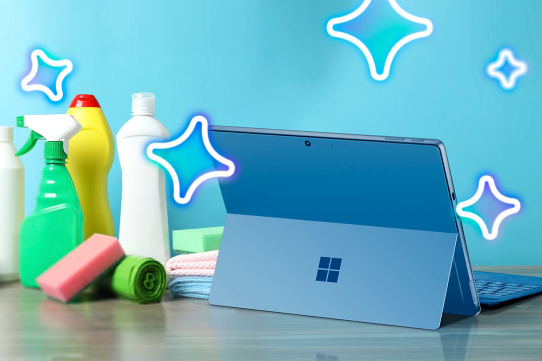 وسایل مورد نیاز برای تمیز کردن کیبورد آلکانترای سرفیس