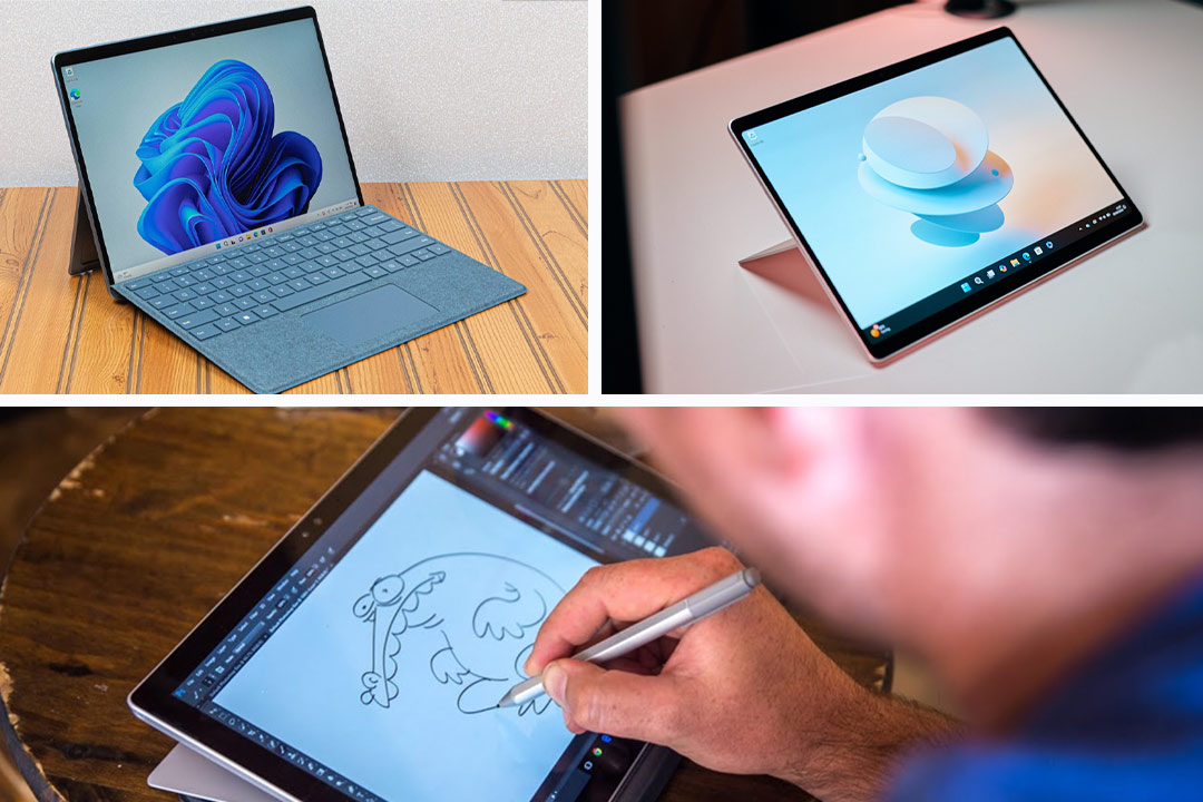 سه حالت استفاده از پایه سرفیس پرو: لپ تاپ، نمایش و استودیو