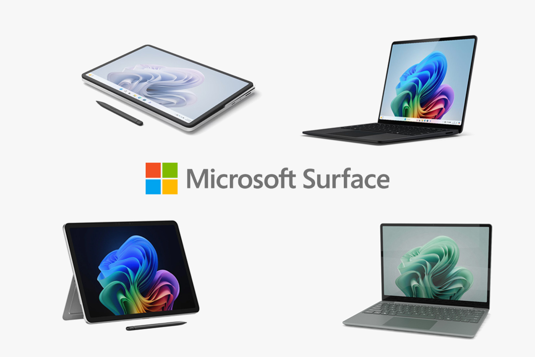 معرفی خانواده سرفیس: سرفیس پرو، لپ تاپ، استودیو و گو