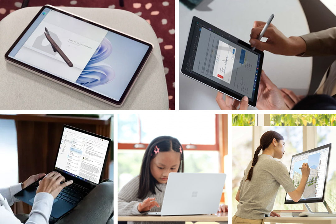 معرفی سرفیس پرو، لپ تاپ، استودیو و گو: مدل مناسب برای هر کاربر
