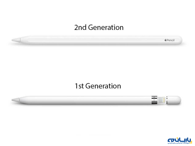 قلم اپل نسل 2 مدل Apple Pencil 2nd Generation  در کنار قلم اپل نسل یک