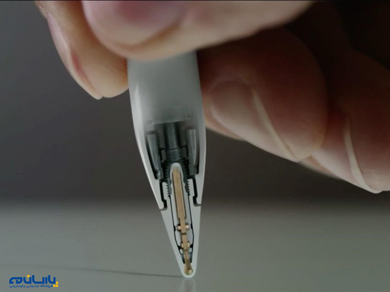 نمایش جزئیات نوک قلم اپل نسل 2 مدل Apple Pencil 2nd Generation