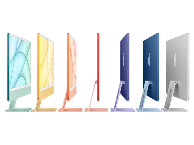 بلوتوث و ویژگی های آی مک 24 اینچ اپل مدل Apple iMac 24-inch Purple M1 2021 8GB 512GB (8C-8C)