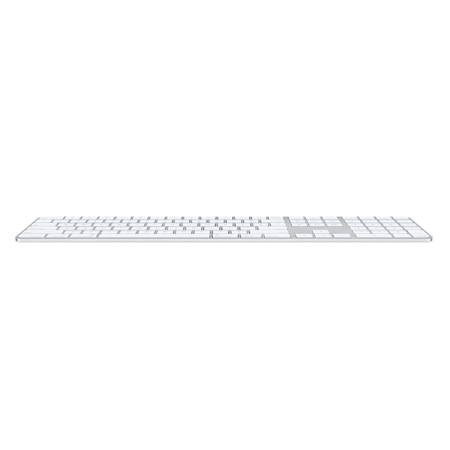 کیبورد بی سیم اپل مدل Magic Keyboard USB-C 2024 White MXK73 With Numeric+Touch ID