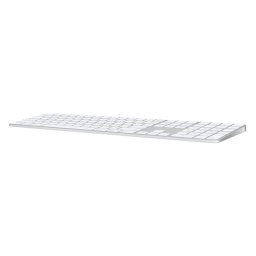 کیبورد بی سیم اپل مدل Magic Keyboard USB-C 2024 White MXK73 With Numeric+Touch ID