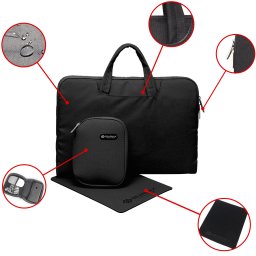 کیف کاور لپ تاپ ویوو مدل Campus Slim مناسب تا ۱۵.۴ اینچ با کاور شارژر