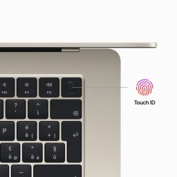 مک بوک ایر ۱۵.۳اینچ Macbook Air MDVF4 M5 24GB 1TB SSD 2026 Starlight