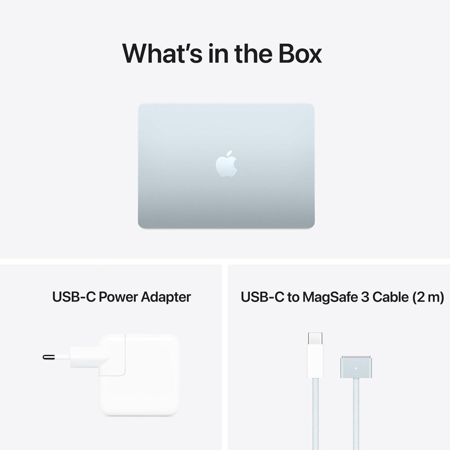 مک بوک ایر 15.3اینچ Macbook Air MC7D4 M4 24G 512G LLA 2025 Sky Blue