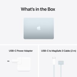 مک بوک ایر ۱۵.۳اینچ Macbook Air MDVU4 M5 24GB 1TB SSD 2026 Skyblue