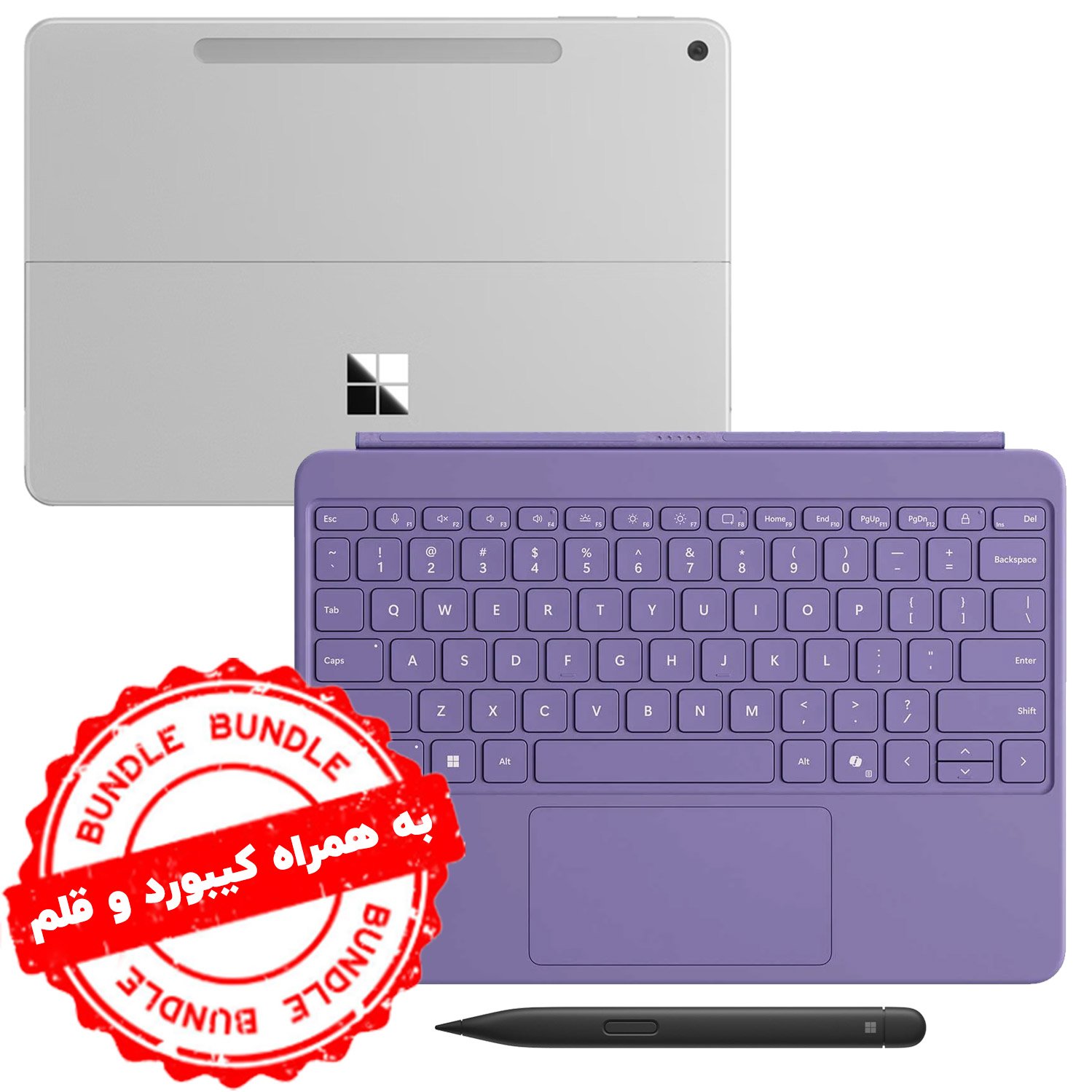 تبلت مایکروسافت Surface Pro 12 inch پردازنده X Plus رم ۱۶ گیگ هارد ۵۱۲ گیگ SSD با کیبورد 12 اینچ و قلم