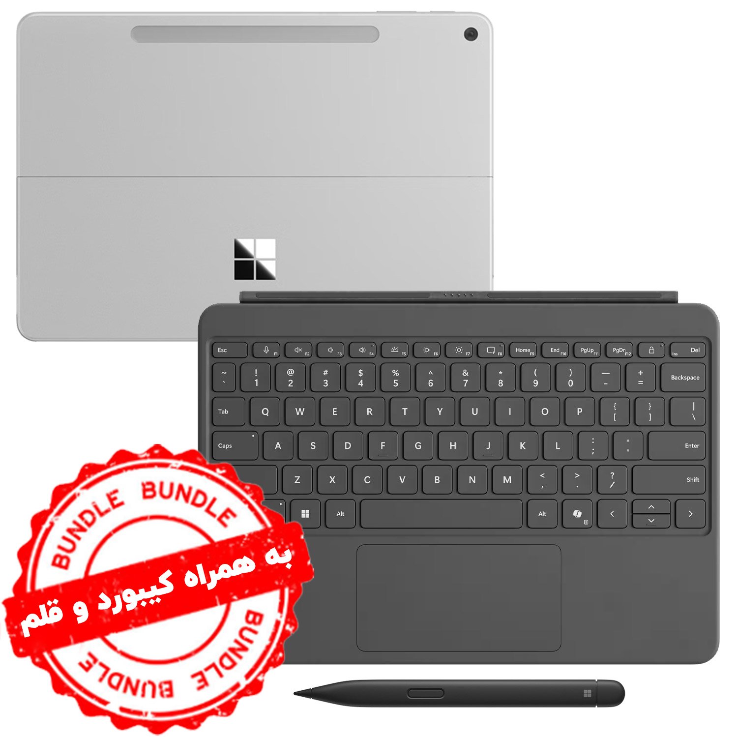 تبلت مایکروسافت Surface Pro 12 inch پردازنده X Plus رم ۱۶ گیگ هارد ۵۱۲ گیگ SSD با کیبورد 12 اینچ و قلم