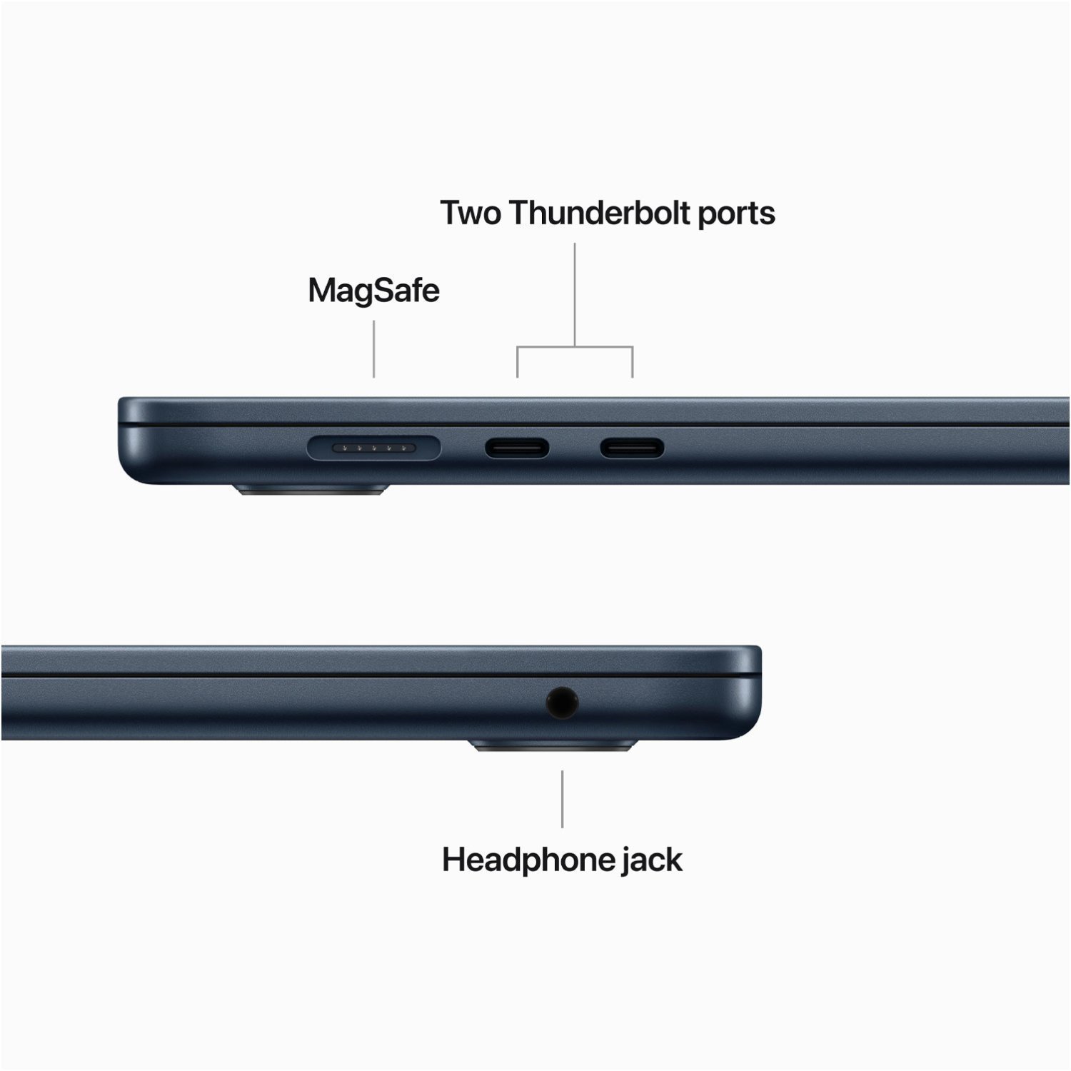 مک بوک ایر 13.6اینچ Macbook Air MC8Q4 M3 24G 512G LLA 2024 Midnight