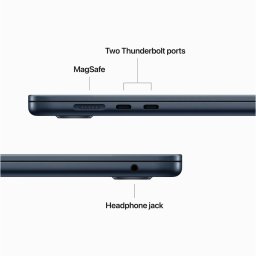 مک بوک ایر 13.6اینچ Macbook Air MC8Q4 M3 24G 512G LLA 2024 Midnight