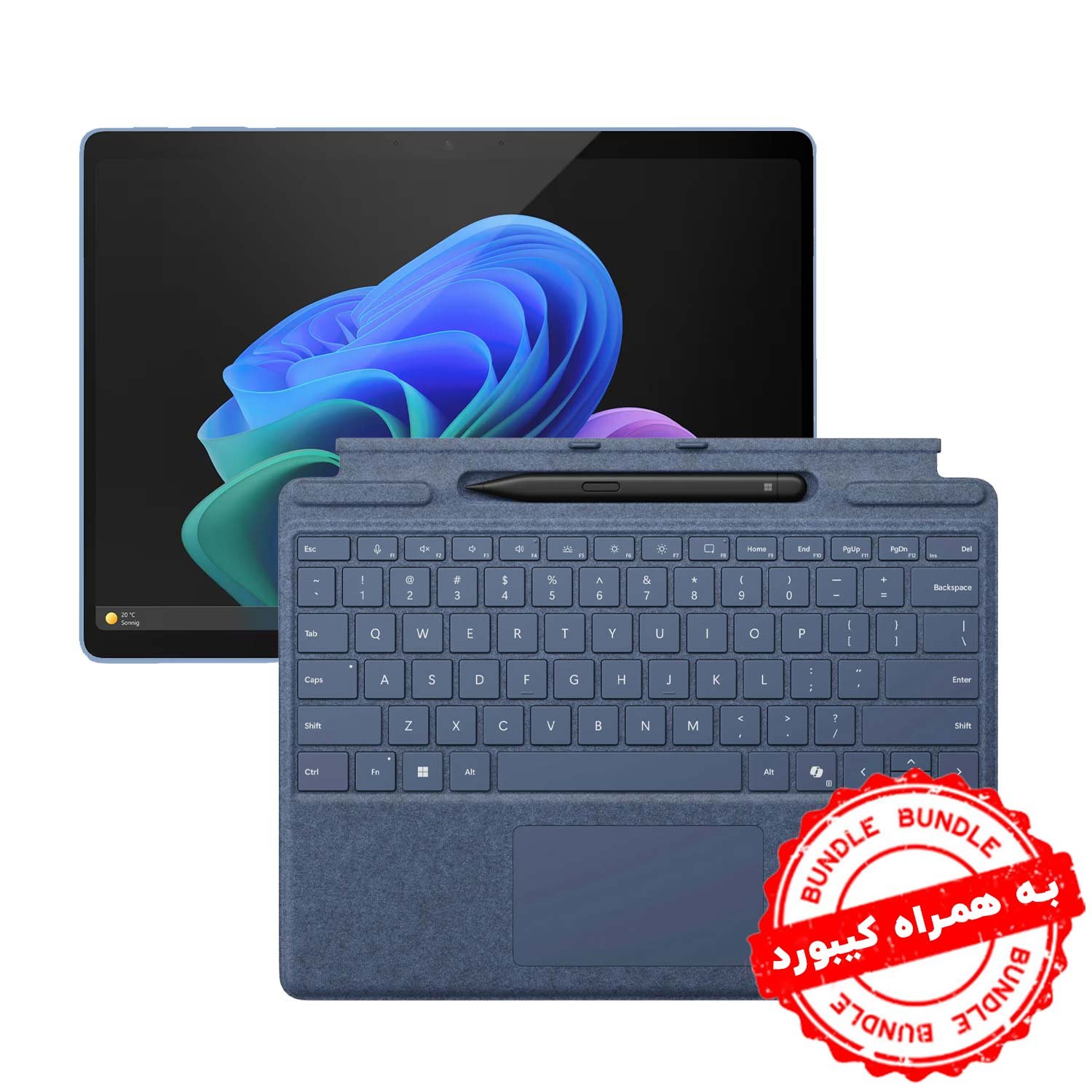 تبلت مایکروسافت Surface Pro 11 پردازنده X Elite رم ۱۶ گیگ هارد ۵۱۲ گیگابایت SSD + کیبورد کوپایلت سرفیس مدل سیگنچر با قلم