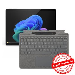تبلت مایکروسافت Surface Pro 11 پردازنده X Elite رم ۱۶ گیگ هارد ۵۱۲ گیگابایت SSD + کیبورد کوپایلت سرفیس مدل سیگنچر با قلم
