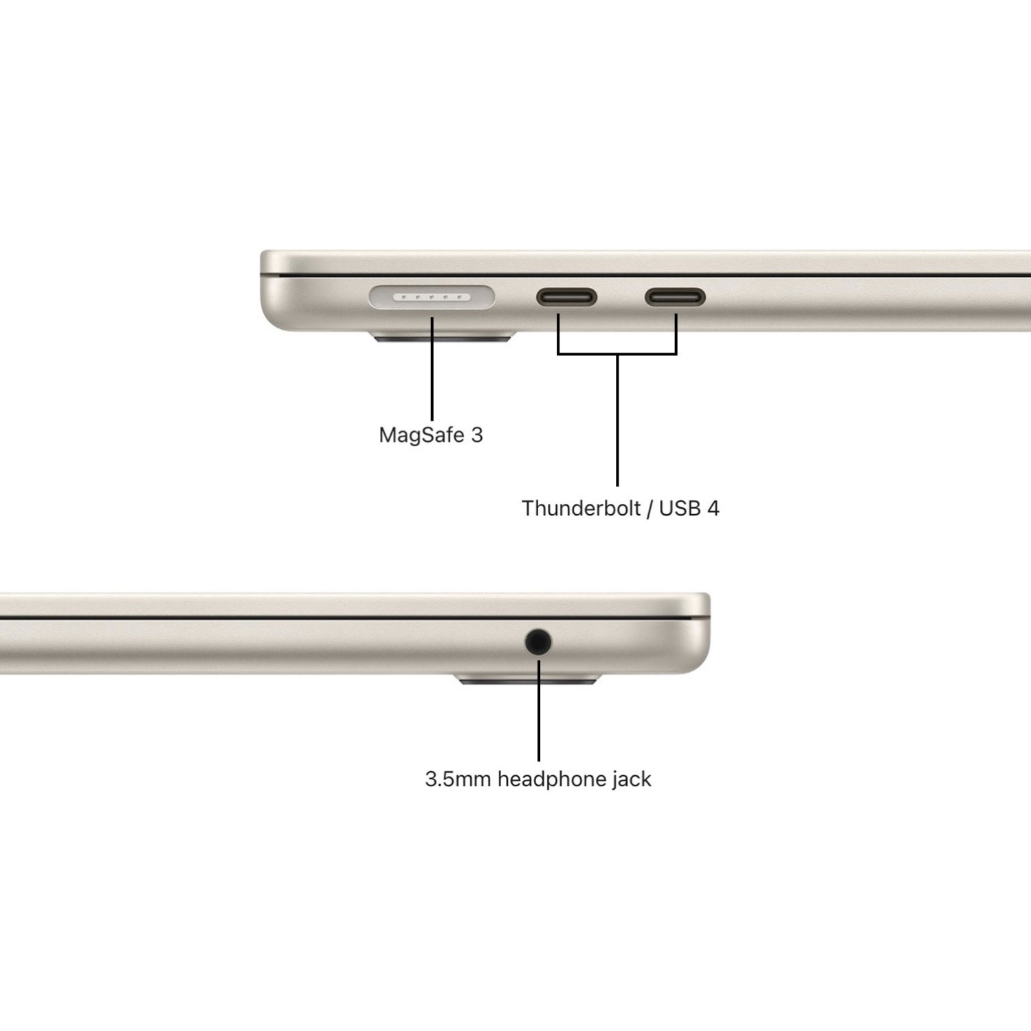 مک بوک ایر 13.6 اینچ  رم 8 حافظه 256گیگ مدل Macbook Air MLY13 M2 2022