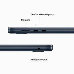 مک بوک ایر ۱۳.۶اینچ Macbook Air MDHF4 M5 16GB 1TB SSD 2026 MidNight