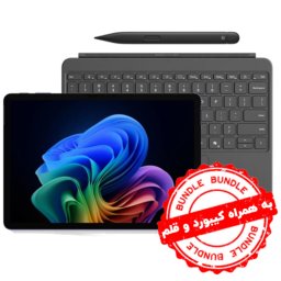 تبلت مایکروسافت Surface Pro 12 inch پردازنده X Plus رم ۱۶ گیگ هارد ۲۵۶ گیگ SSD با کیبورد 12 اینچ رنگ تخته سنگ و قلم اسلیم
