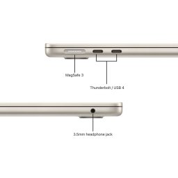 مک بوک ایر ۱۳.۶اینچ Macbook Air MDHD4 M5 24GB 1TB SSD 2026 Starlight