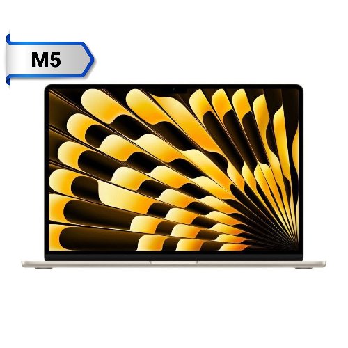 مک-بوک-ایر-۱۳.۶اینچ-Macbook-Air-MDHA4-M5-16GB-512GB-SSD-2026-Starlight
