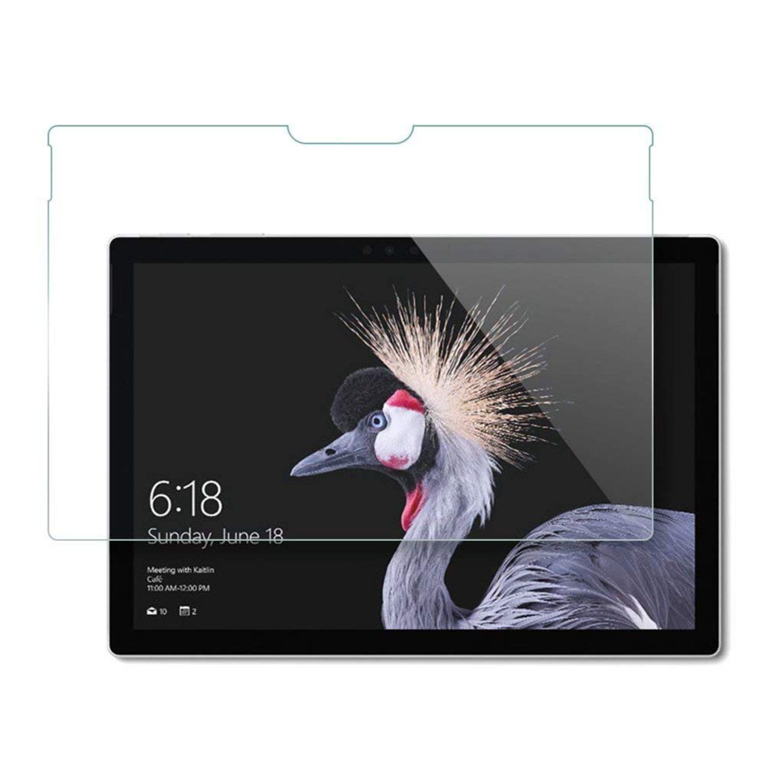 محافظ صفحه نمایش سرفیس پرو 7 و 7 پلاس مدل  Surface pro 7 and 7 Plus Glass