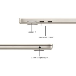 مک بوک ایر 13.6 اینچ  رم 8 حافظه 512گیگ مدل Macbook Air MLY23 M2 2022
