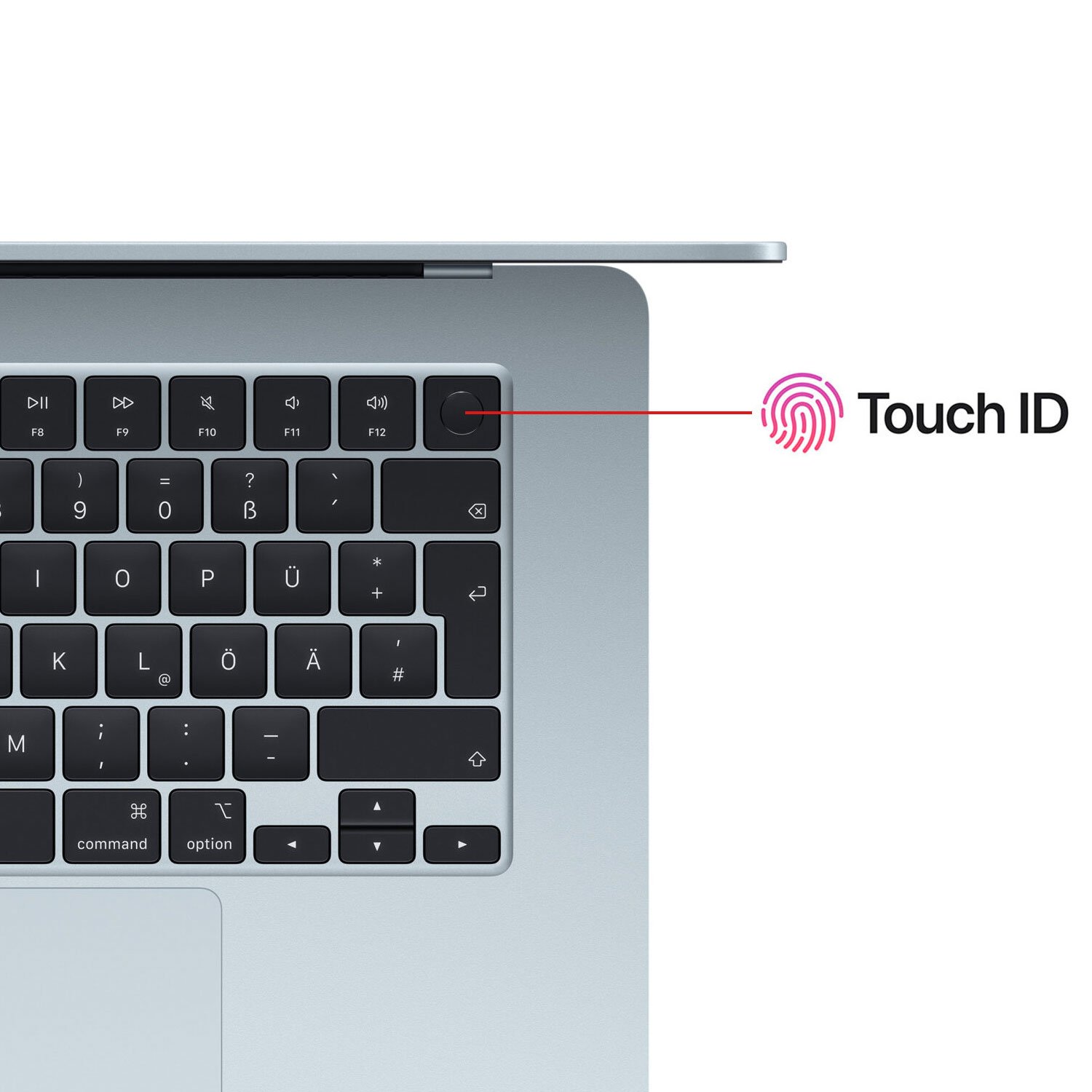 مک بوک ایر 13.6اینچ Macbook Air MC6U4 M4 16G 512G LLA 2025 Sky Blue