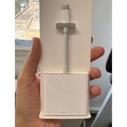 مبدل USB-C به Digital AV اورجینال اپل مدل Apple USB-C to Digital AV Multiport Adapter آنباکس شده