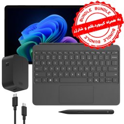 تبلت مایکروسافت Surface Pro 12 inch پردازنده X Plus رم ۱۶ گیگ هارد ۲۵۶ گیگ SSD با کیبورد 12 اینچ رنگ اقیانوسی و قلم اسلیم