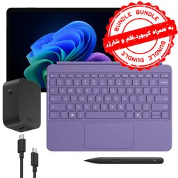 تبلت مایکروسافت Surface Pro 12 inch پردازنده X Plus رم ۱۶ گیگ هارد ۲۵۶ گیگ SSD با کیبورد 12 اینچ رنگ اقیانوسی و قلم اسلیم