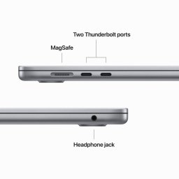 مک بوک ایر 13.6 اینچ  رم 8 حافظه 512گیگ مدل Macbook Air MLY03 M2 2022