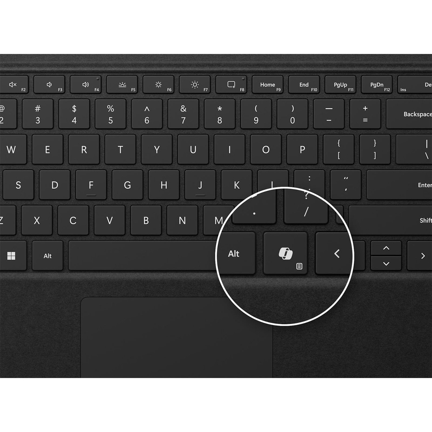 کیبورد سرفیس پرو فلکس + قلم مناسب برای سرفیس پرو 9،10،11 و8   مدل Surface Pro Flex Keyboard with Slim Pen