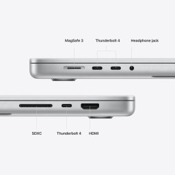 مک بوک پرو 14.2اینچ MacBook Pro MDE64 M5 24GB 1TB 2025 Silver