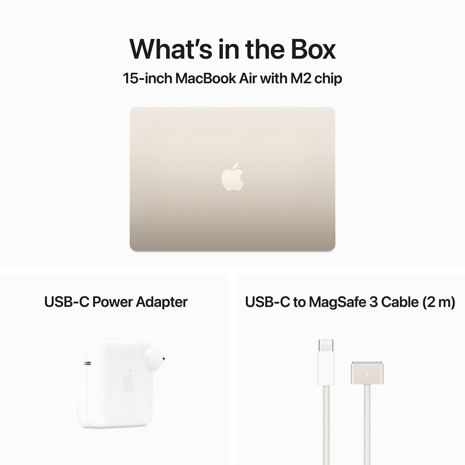 مک بوک ایر ۱۵.۳اینچ Macbook Air MDVE4 M5 16GB 1TB SSD 2026 Starlight